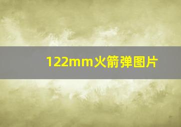 122mm火箭弹图片