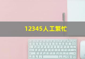 12345人工繁忙