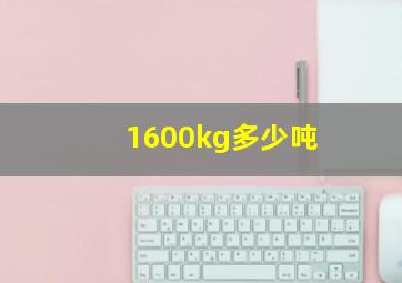 1600kg多少吨