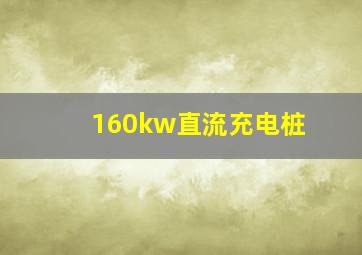 160kw直流充电桩