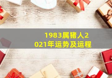 1983属猪人2021年运势及运程