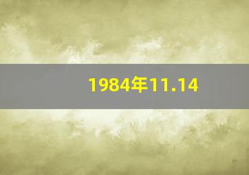 1984年11.14