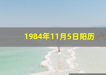 1984年11月5日阳历