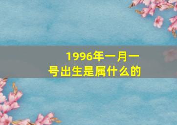 1996年一月一号出生是属什么的