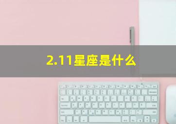 2.11星座是什么