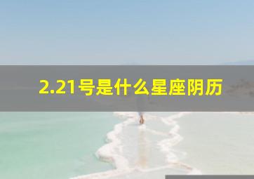 2.21号是什么星座阴历