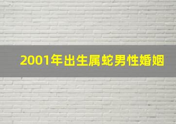 2001年出生属蛇男性婚姻