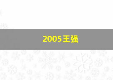 2005王强