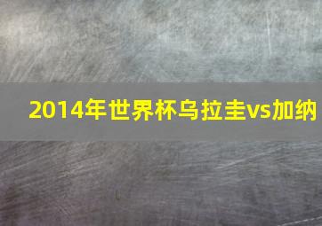 2014年世界杯乌拉圭vs加纳