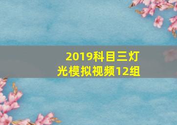 2019科目三灯光模拟视频12组