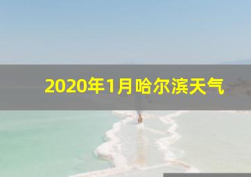 2020年1月哈尔滨天气