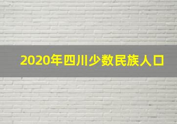 2020年四川少数民族人口