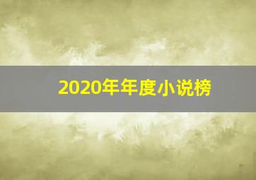 2020年年度小说榜