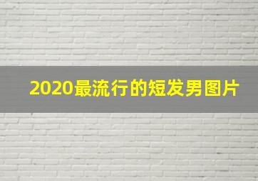 2020最流行的短发男图片