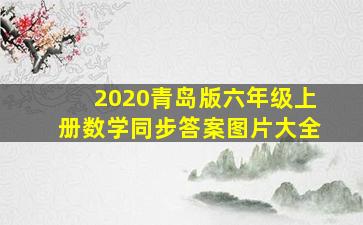 2020青岛版六年级上册数学同步答案图片大全