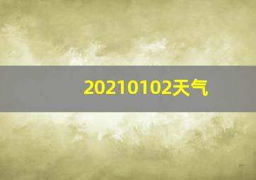 20210102天气