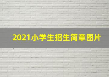 2021小学生招生简章图片