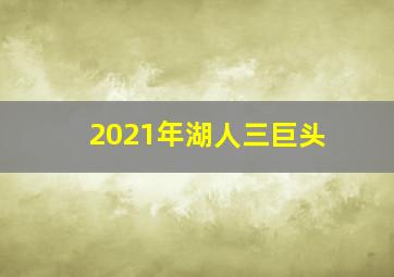 2021年湖人三巨头