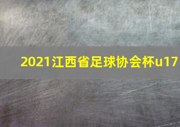 2021江西省足球协会杯u17