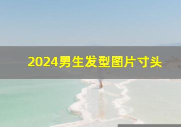 2024男生发型图片寸头