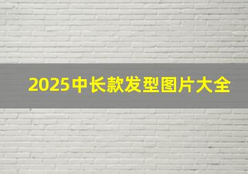 2025中长款发型图片大全