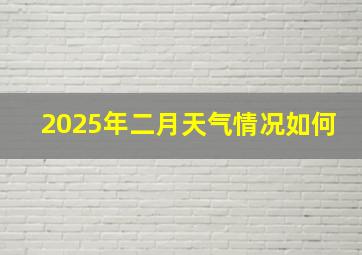 2025年二月天气情况如何