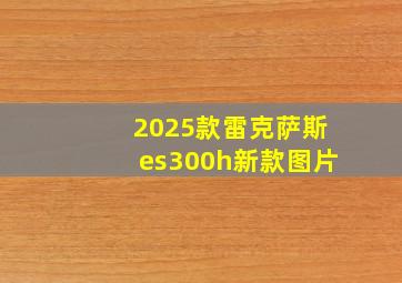 2025款雷克萨斯es300h新款图片