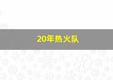 20年热火队