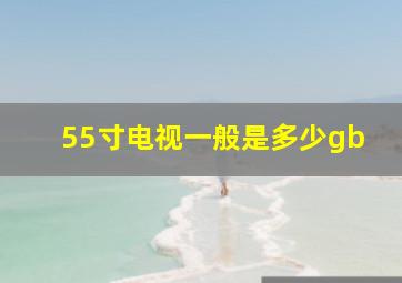 55寸电视一般是多少gb