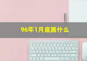 96年1月底属什么