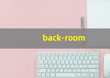 back-room