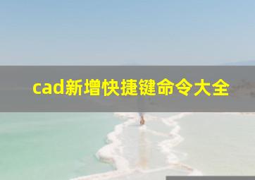 cad新增快捷键命令大全