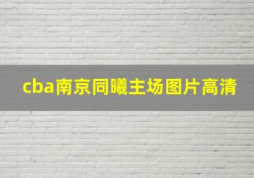 cba南京同曦主场图片高清