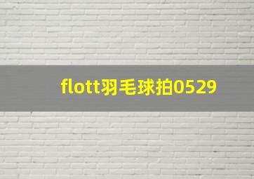 flott羽毛球拍0529