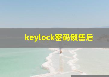 keylock密码锁售后