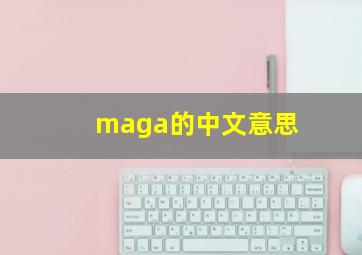 maga的中文意思