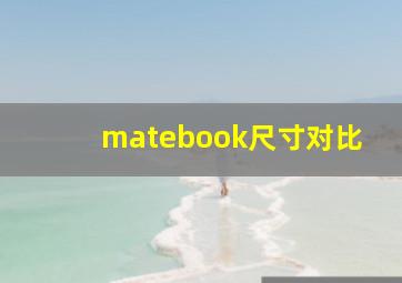 matebook尺寸对比