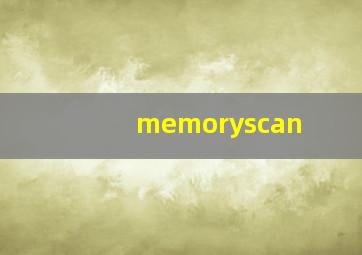 memoryscan