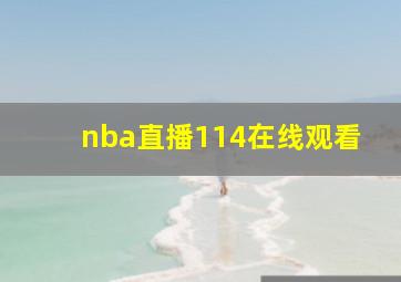 nba直播114在线观看