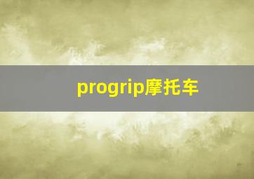 progrip摩托车