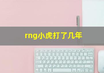 rng小虎打了几年