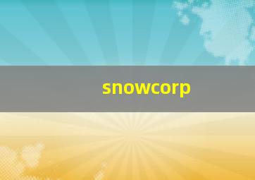 snowcorp