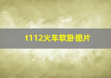 t112火车软卧图片