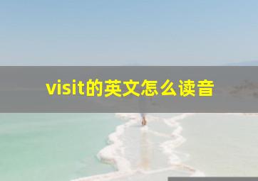 visit的英文怎么读音