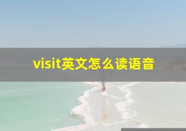 visit英文怎么读语音