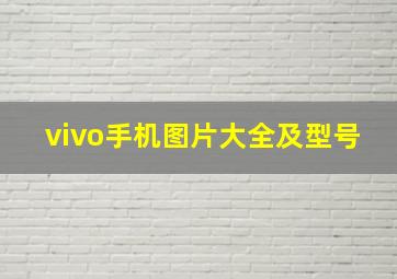 vivo手机图片大全及型号