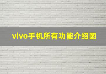 vivo手机所有功能介绍图