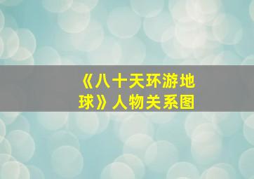 《八十天环游地球》人物关系图