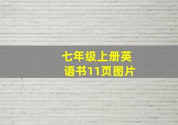 七年级上册英语书11页图片