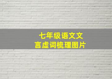 七年级语文文言虚词梳理图片